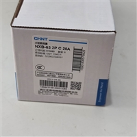 正泰断路器 NXB-63 2P C20 家用小微型断路器 空气开关漏电保护断路器