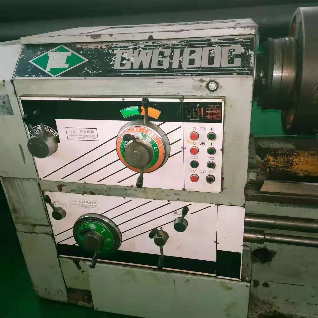 机械厂急售二手福州cw6180c卧式车床