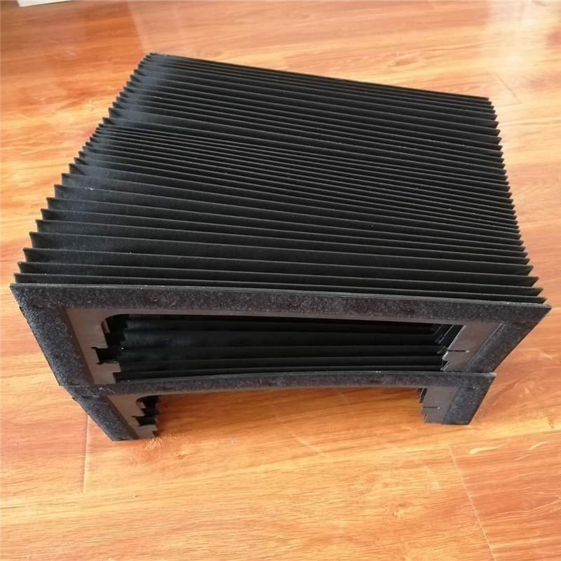 大族6015激光切风琴防护罩导轨伸缩组合护罩防尘折布