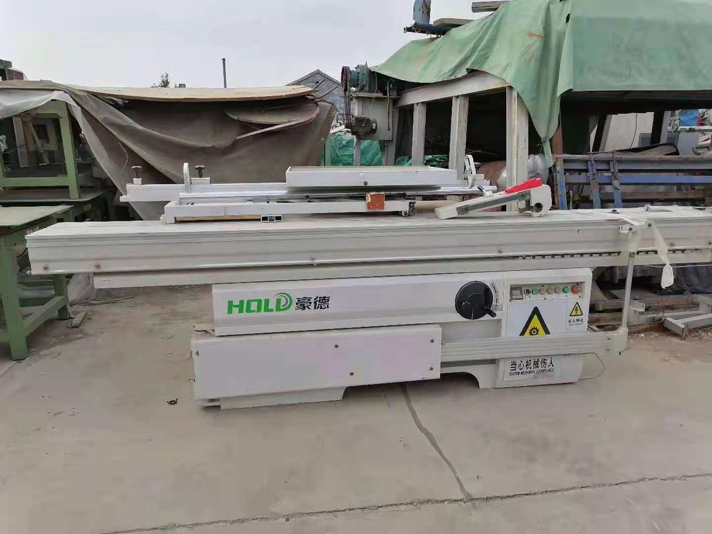 转让二手木工设备二手精密推台锯裁板锯