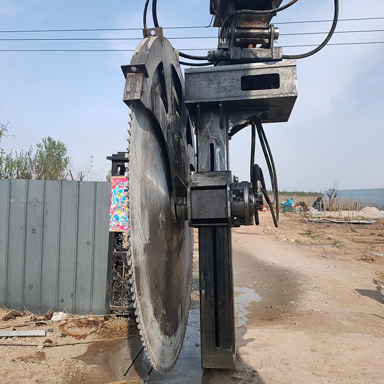 销售切割青石挖机岩石锯挖掘机岩石锯圆盘锯液压锯