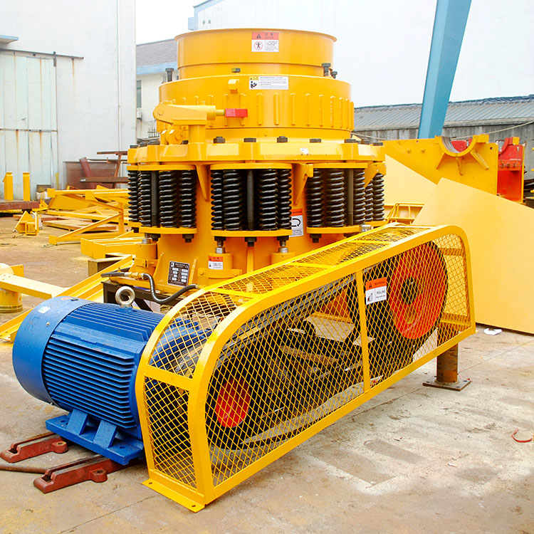 2200圆锥破碎机 上海冠亚 碎石圆锥破碎机 时产1500吨圆锥破现场