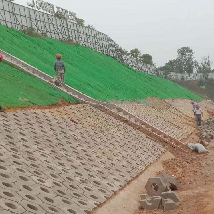 重庆公路铁路路堤固土em5加筋三维植被网
