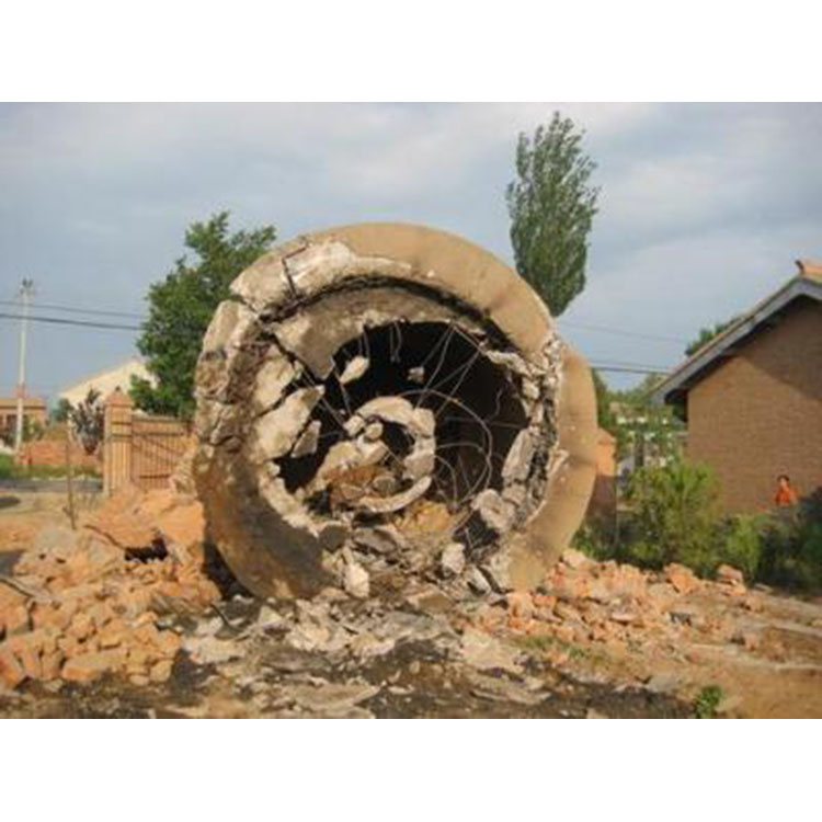 爆破水泥烟囱 水泥烟囱爆破 混凝土烟囱爆破 华鑫