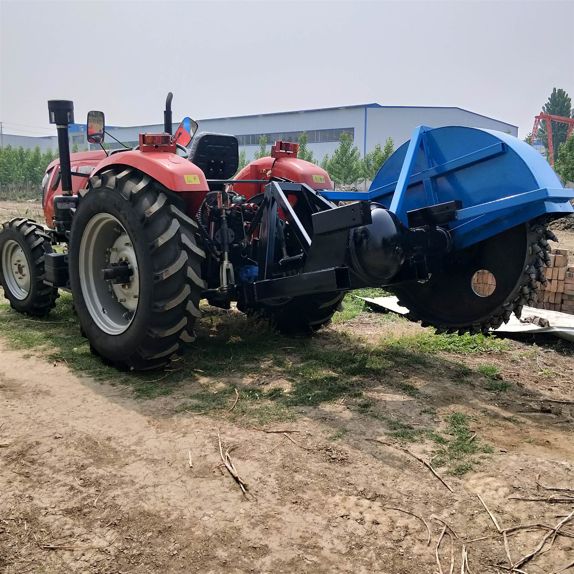 家用小型开沟机 圆盘开沟机 天然气管道打沟机 拖拉机开沟机