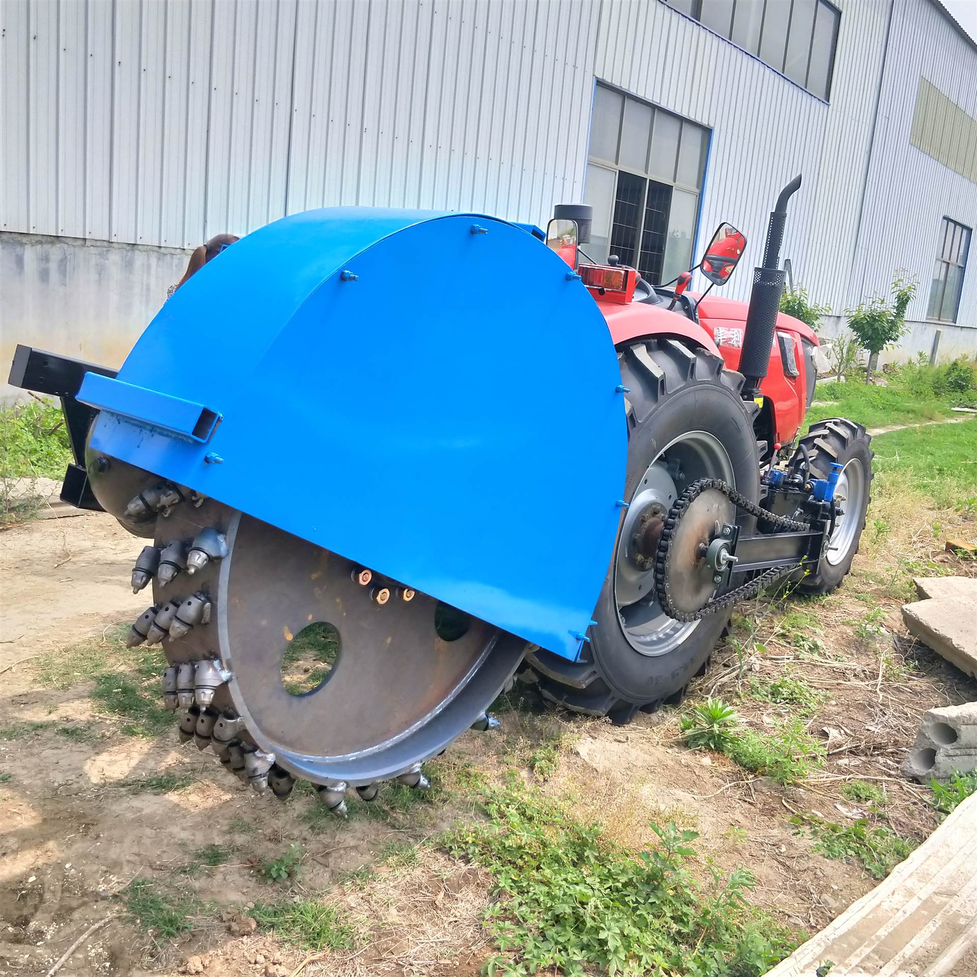 农田农用开沟机  天然气管道打沟机 履带式果园开沟机新型链条式开沟