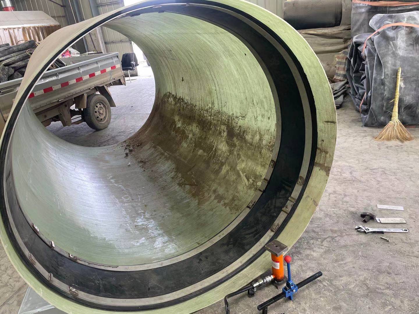 江苏大口径管道接口错位304不锈钢双胀圈