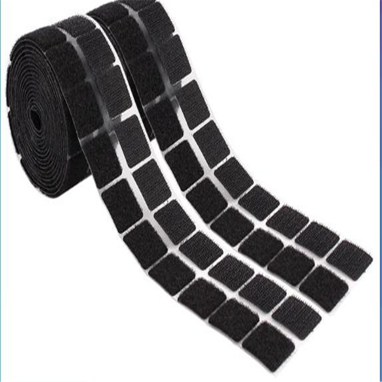 魔术贴定制logo方扣魔术贴特粘背胶魔术贴防水背胶魔术贴