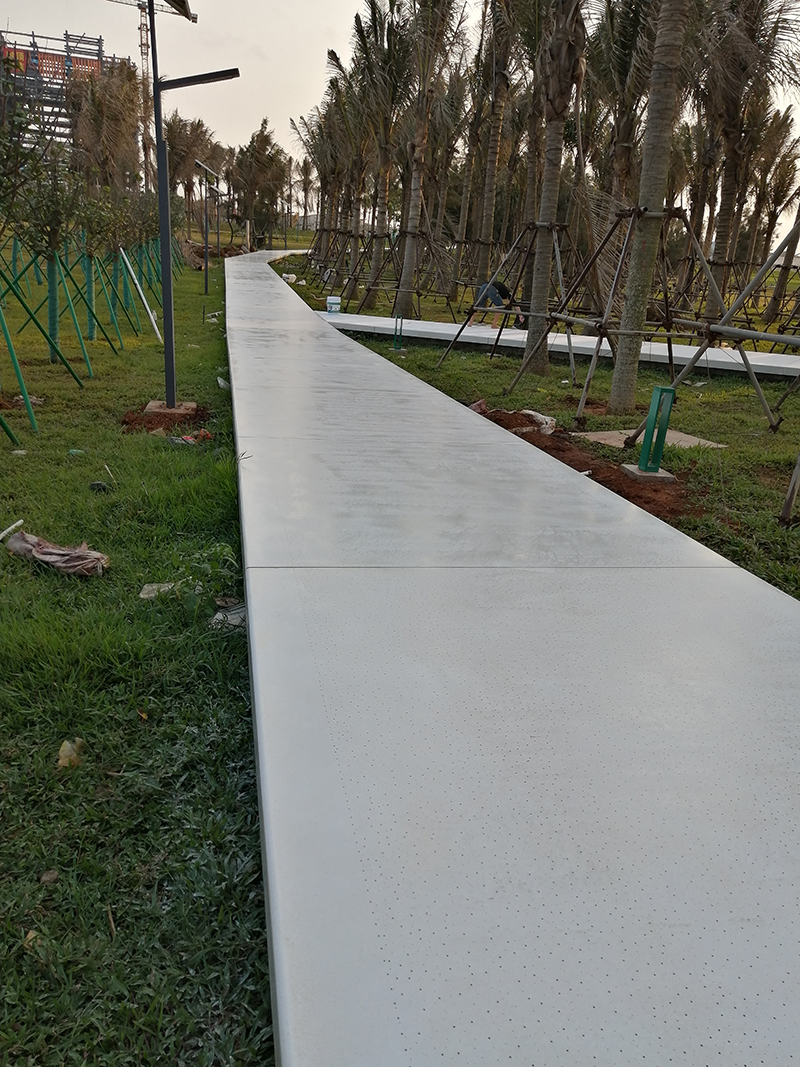 定制型透光水泥地砖 透光混凝土地面系统 定制透光水泥