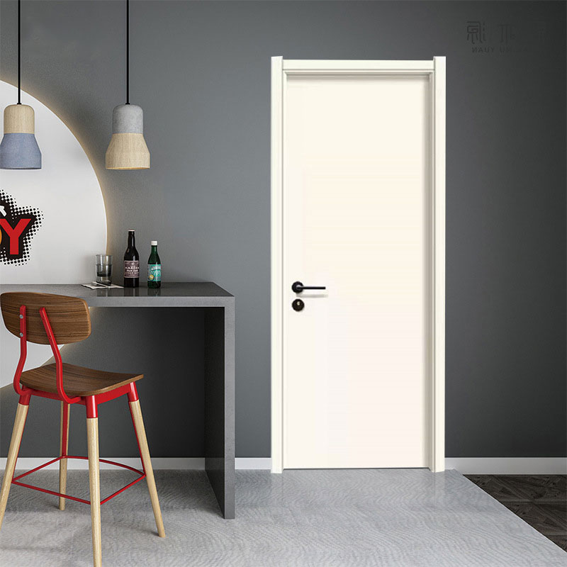 现代酒店ktv隔音隐形木门室内极简生态复合门实木门订做厂家