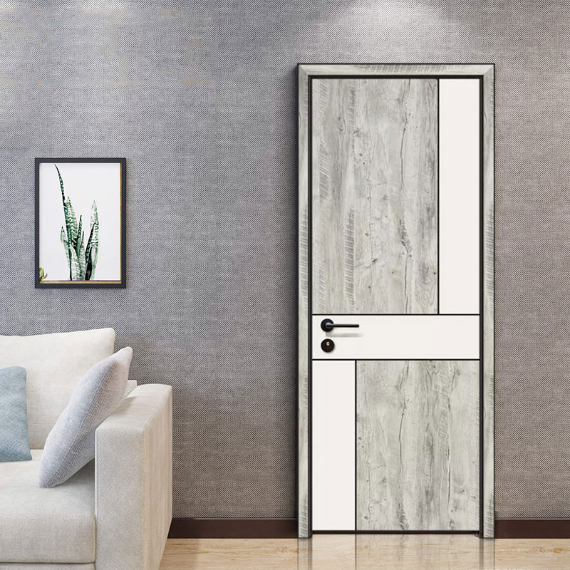 广州定做铝框铝木门室内窄框房房间门酒店公寓工程夹板木门厂家