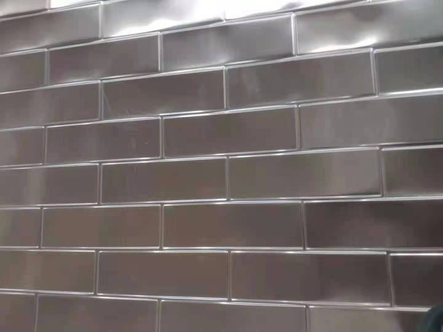 宝惠不锈钢水晶砖纹冲压装饰板