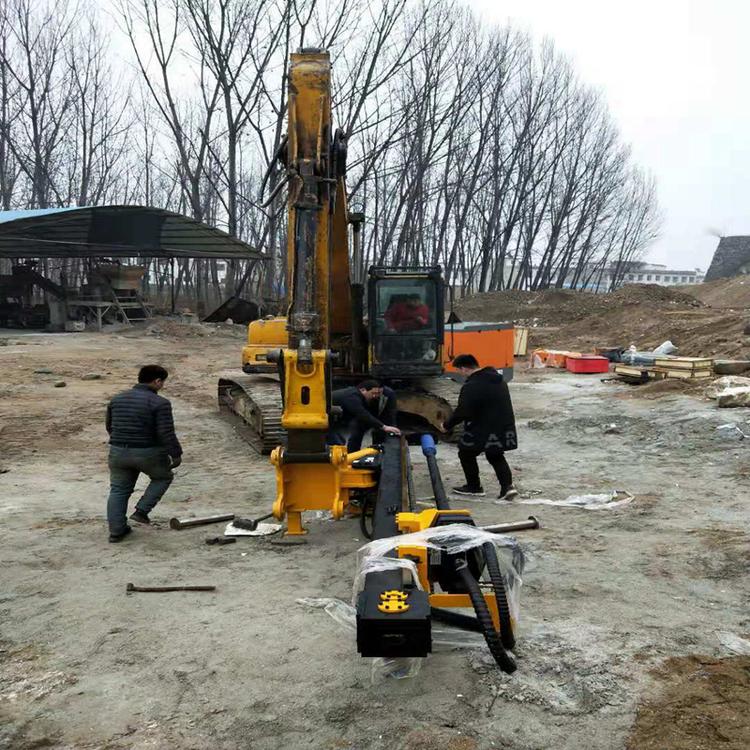 廣東挖機改鑽機液壓鑿岩機80挖機改鑽機使用維護方便