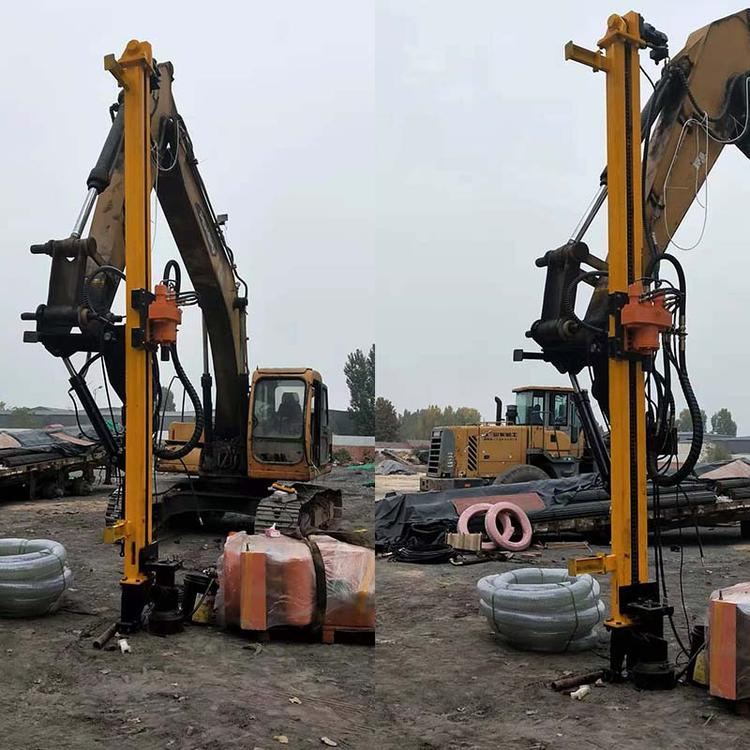 液压转换装置挖改钻机挖机改装打孔机小型岩石钻机厂家