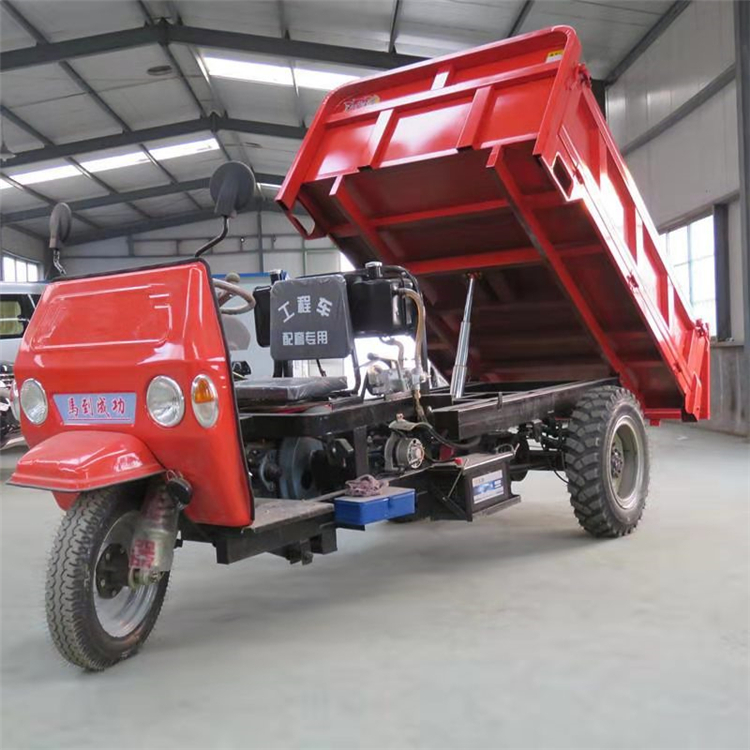 柴油工程三轮车 矿用自卸翻斗车 农用三马载重蹦蹦车