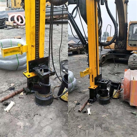 重庆液压打孔机全自动液压打眼机挖改凿岩机挖改钻施工现场