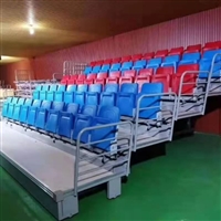 中空后置翻板座椅  学校伸缩看台