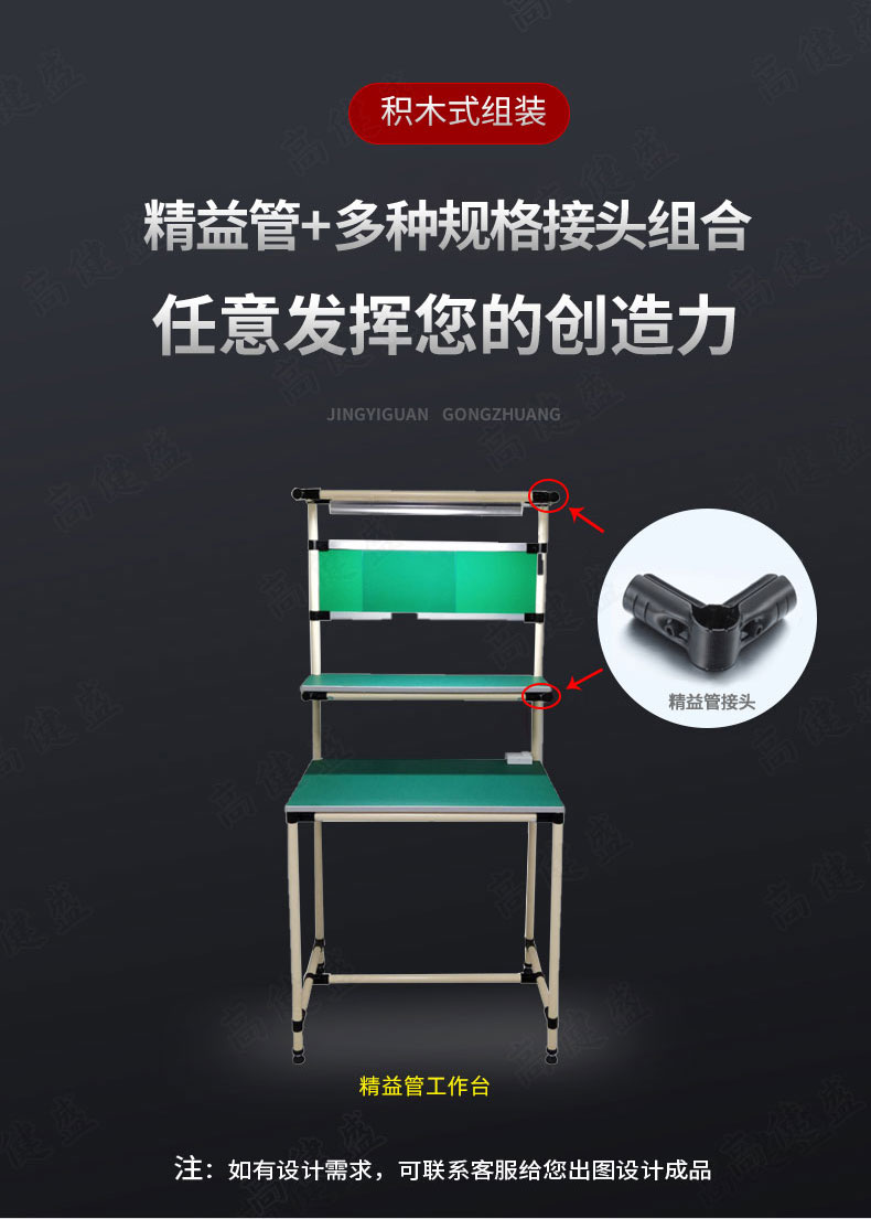 高健盛精益管接头hj6p电泳黑色接头厂价批