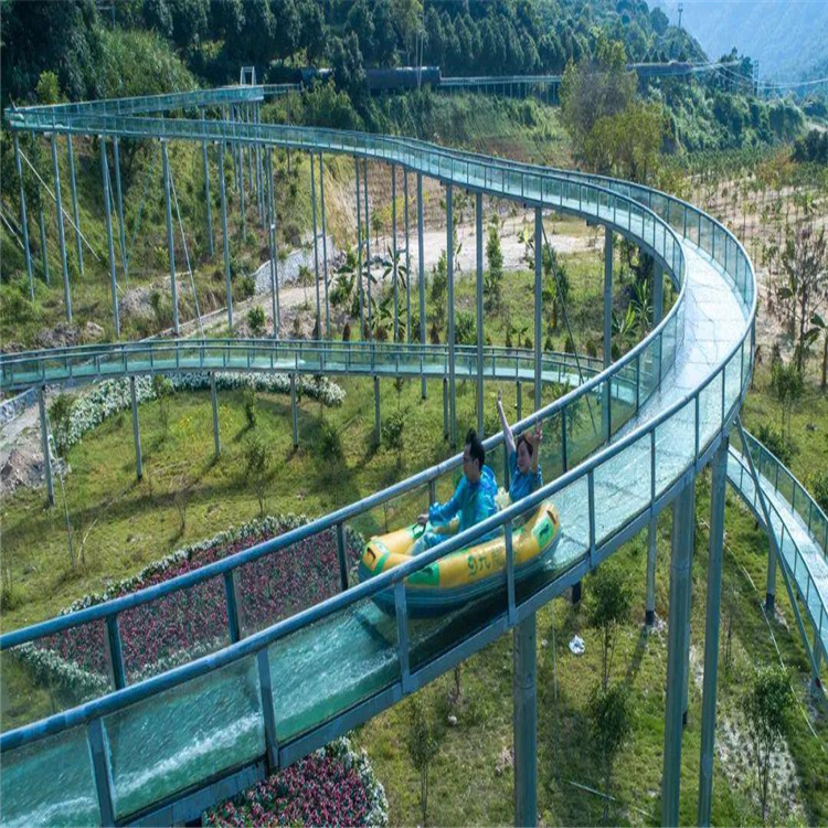 70米高空玻璃吊桥设计施工  尧山诚信 玻璃滑道施工设计一体