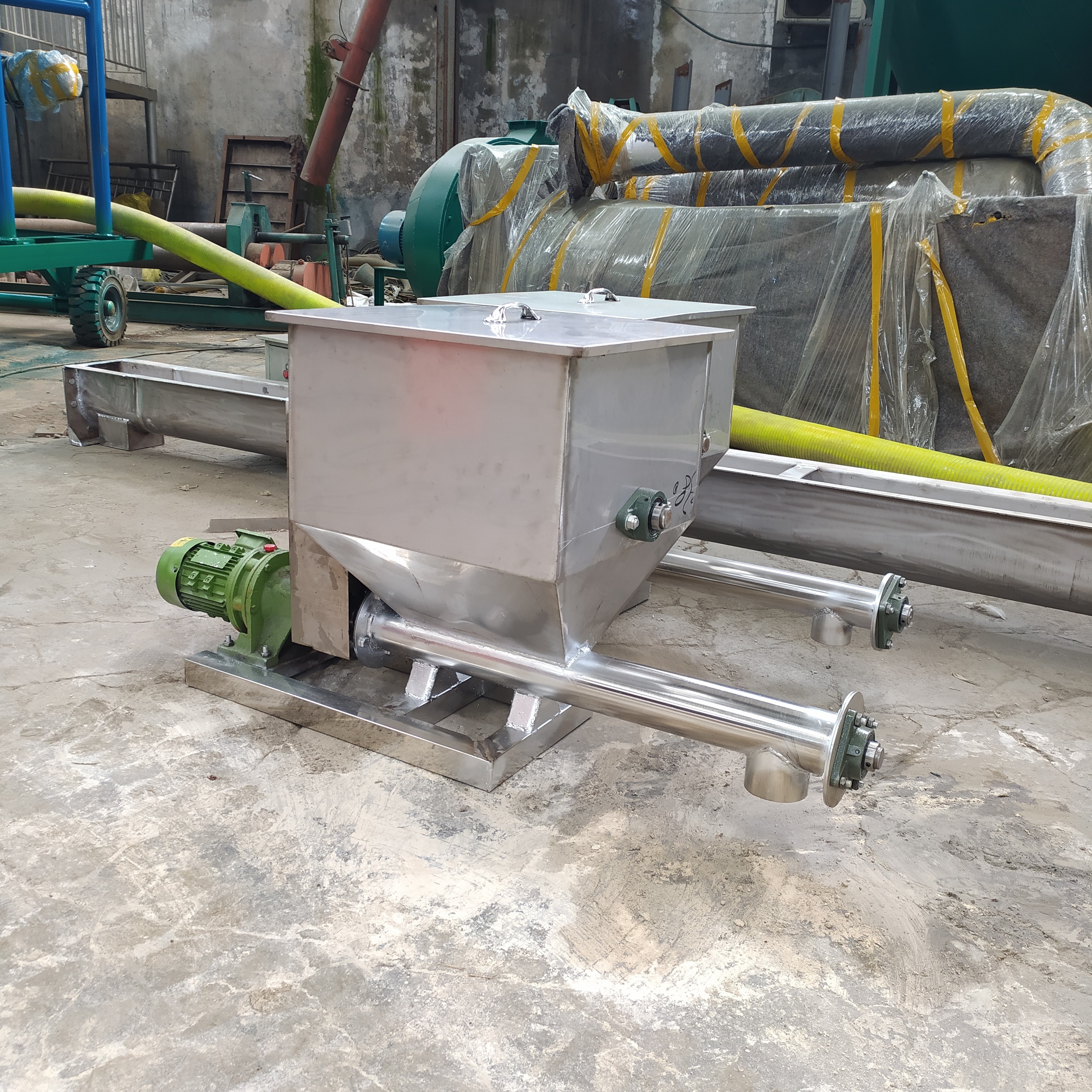 药粉药剂螺旋加药机xwzf淀粉微型螺旋投粉机