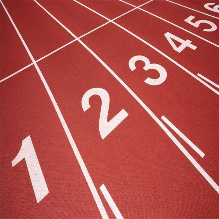 小区公园健身步道跑步道 铺装塑胶跑道 学校操场塑胶跑道 绿色环保