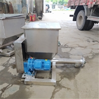 一次加料100公斤钙粉加粉机XWZF贵州石头粉螺旋给料机