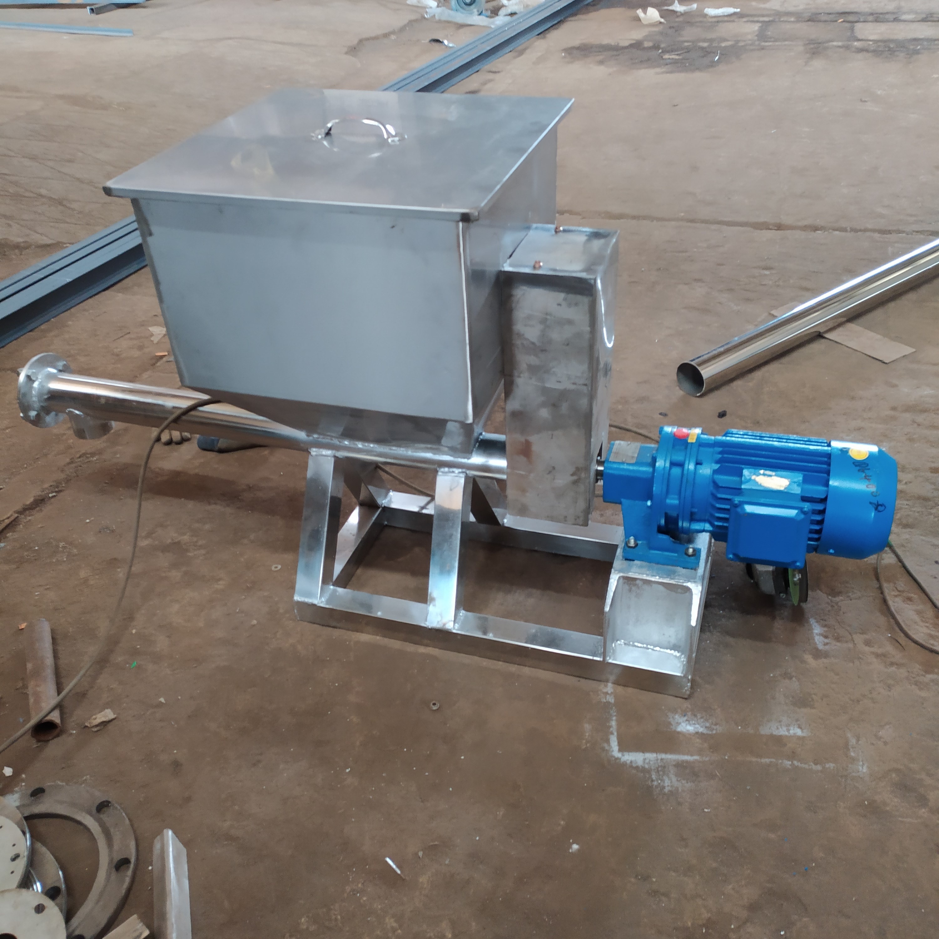 药粉药剂螺旋加药机xwzf淀粉微型螺旋投粉机