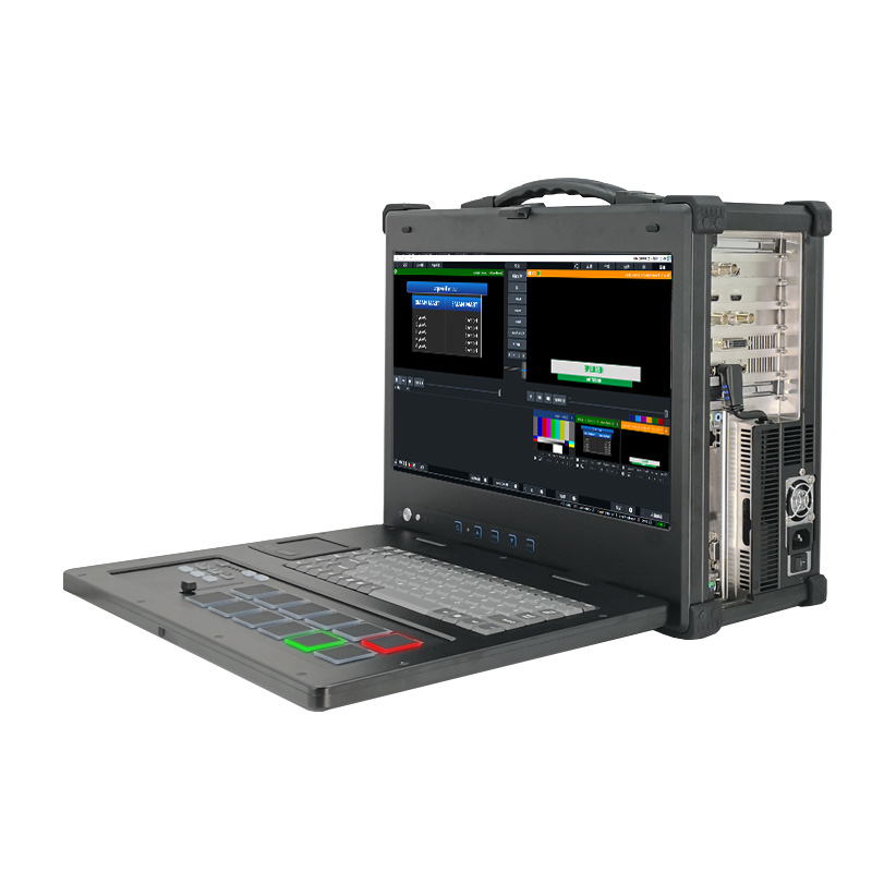 et video 4k便携式录播直播一体机hy-850 ultra直播录播 虚拟