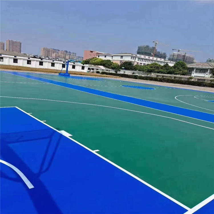 山西硅pu网球场硅pu球场材料硅pu羽毛球场博尔健体育