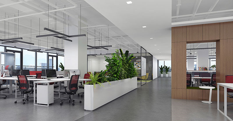 深圳南山装修公司 南山办公室装修刷墙 写字楼装修