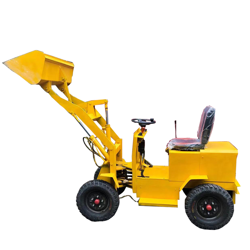 四轮驱动电动小铲车工程小型电动小铲车纯电动铲车电动铲煤矿车