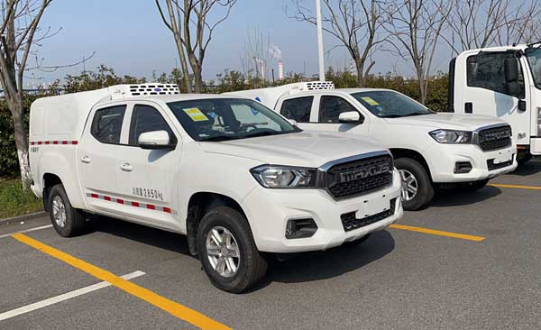 4驱皮卡冷藏车山区疾控皮卡疫苗车现车充足