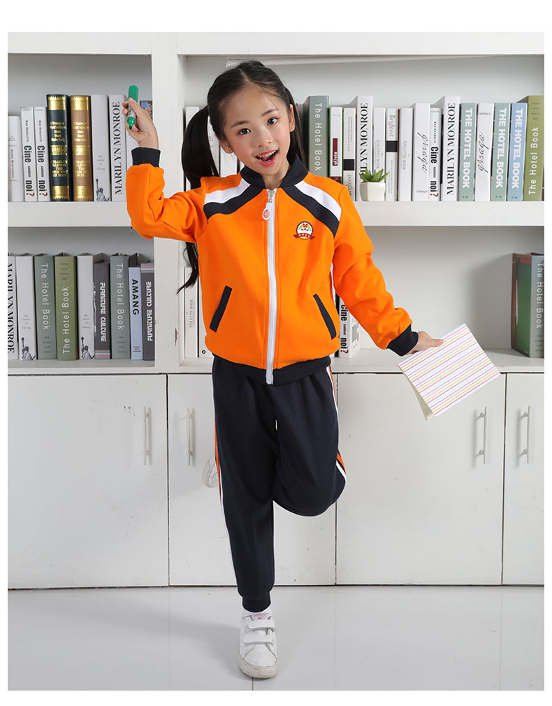 安伊宝宝童装休闲运动风小学生校服xs30193