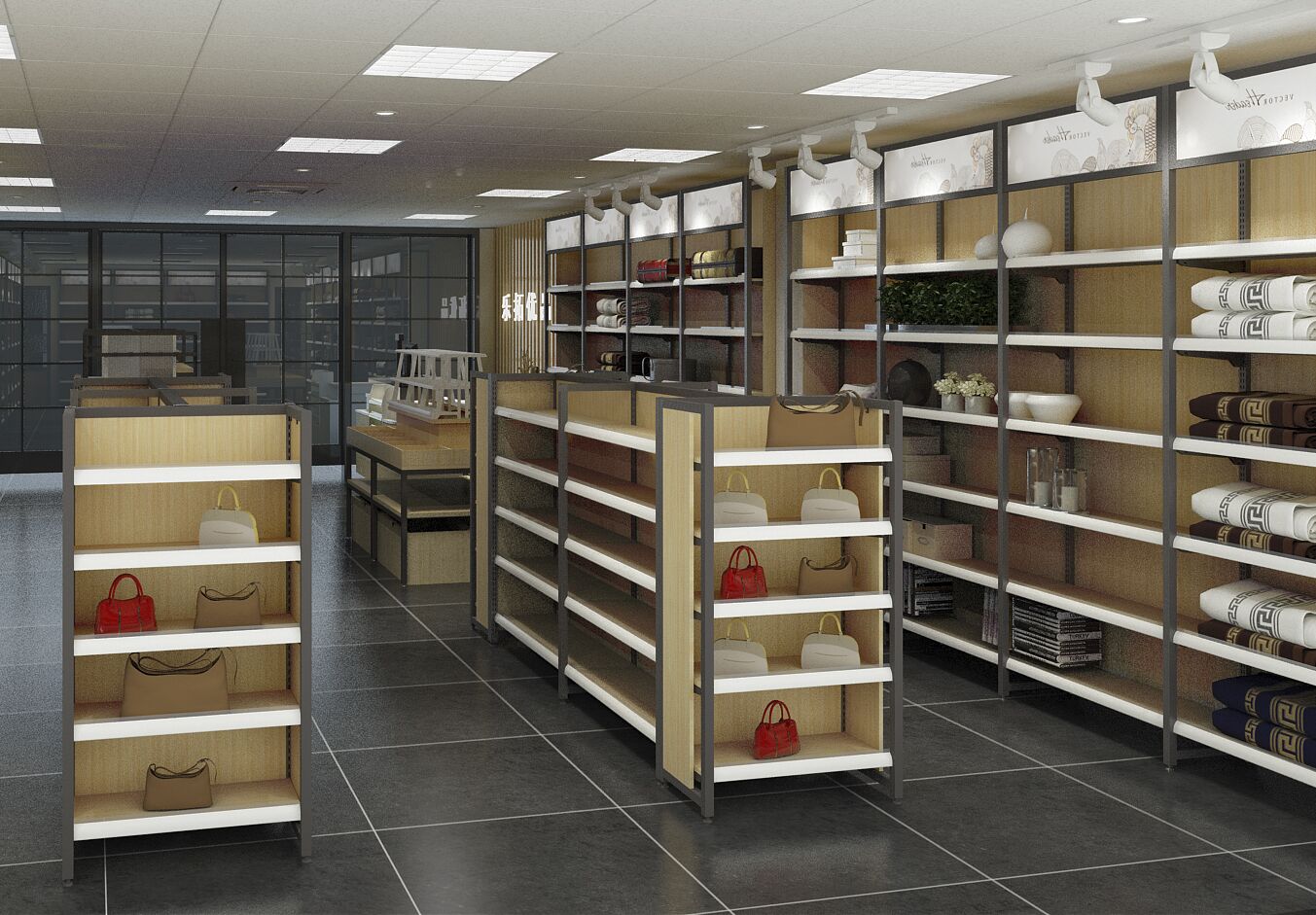 深圳昌达卖场货架文具玩具店货架景区特产货架百货货架