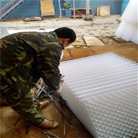 江苏 斜板斜管填料沉淀池PP填料厂家 荣茂