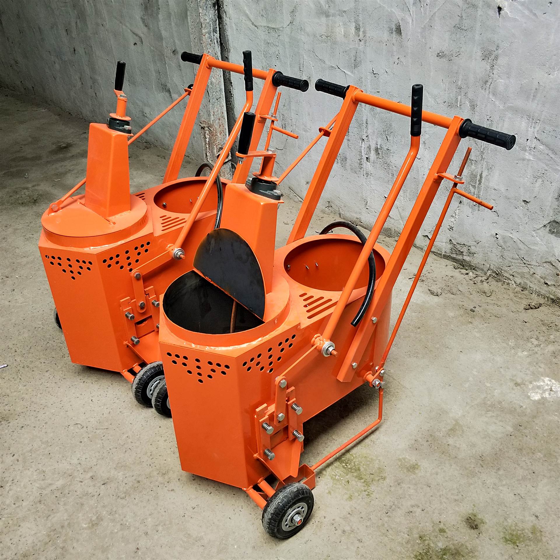 热熔式划线车 人行道划线机  手推式划线机 多功能热熔划线机