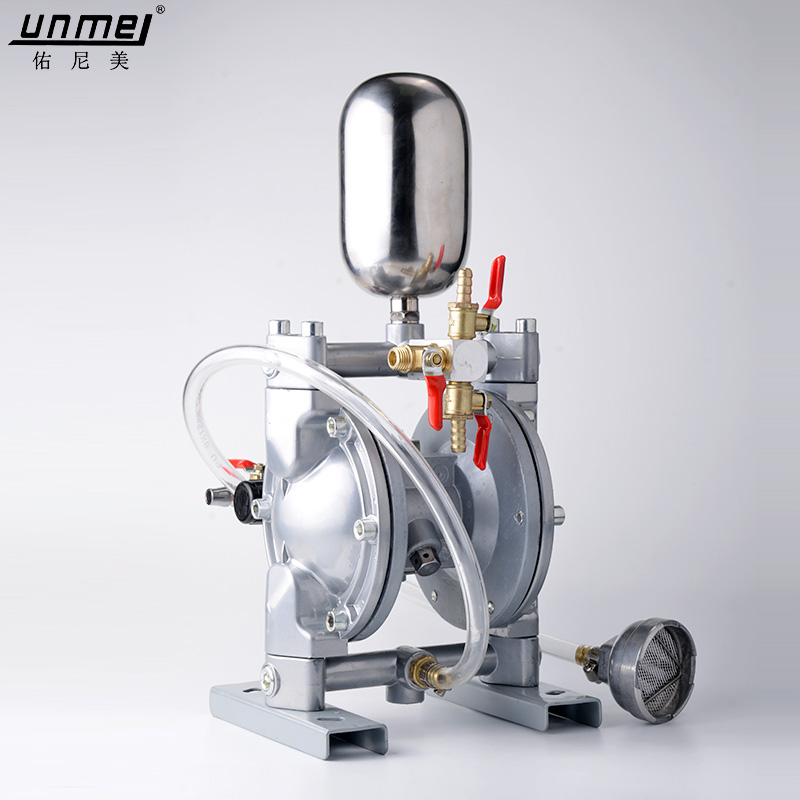 佑尼美气动隔膜泵泵浦3分泵双隔膜泵油漆喷漆泵配件增压泵耐酸碱