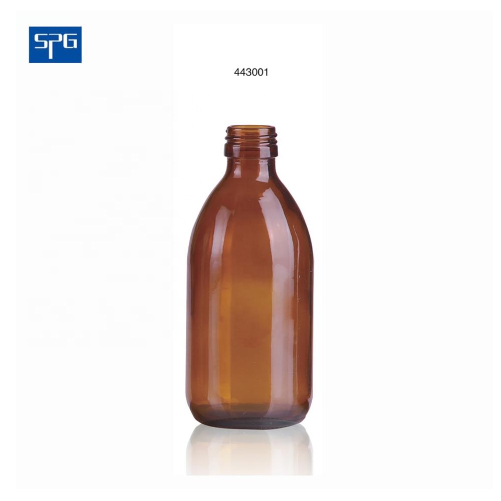 300ml钠钙玻璃瓶 ,德国工业标准瓶型,棕色药瓶