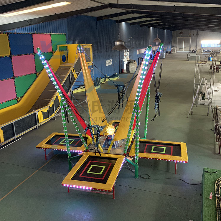 儿童蹦床定制游乐场里的蹦蹦床重庆蹦极床质量过硬