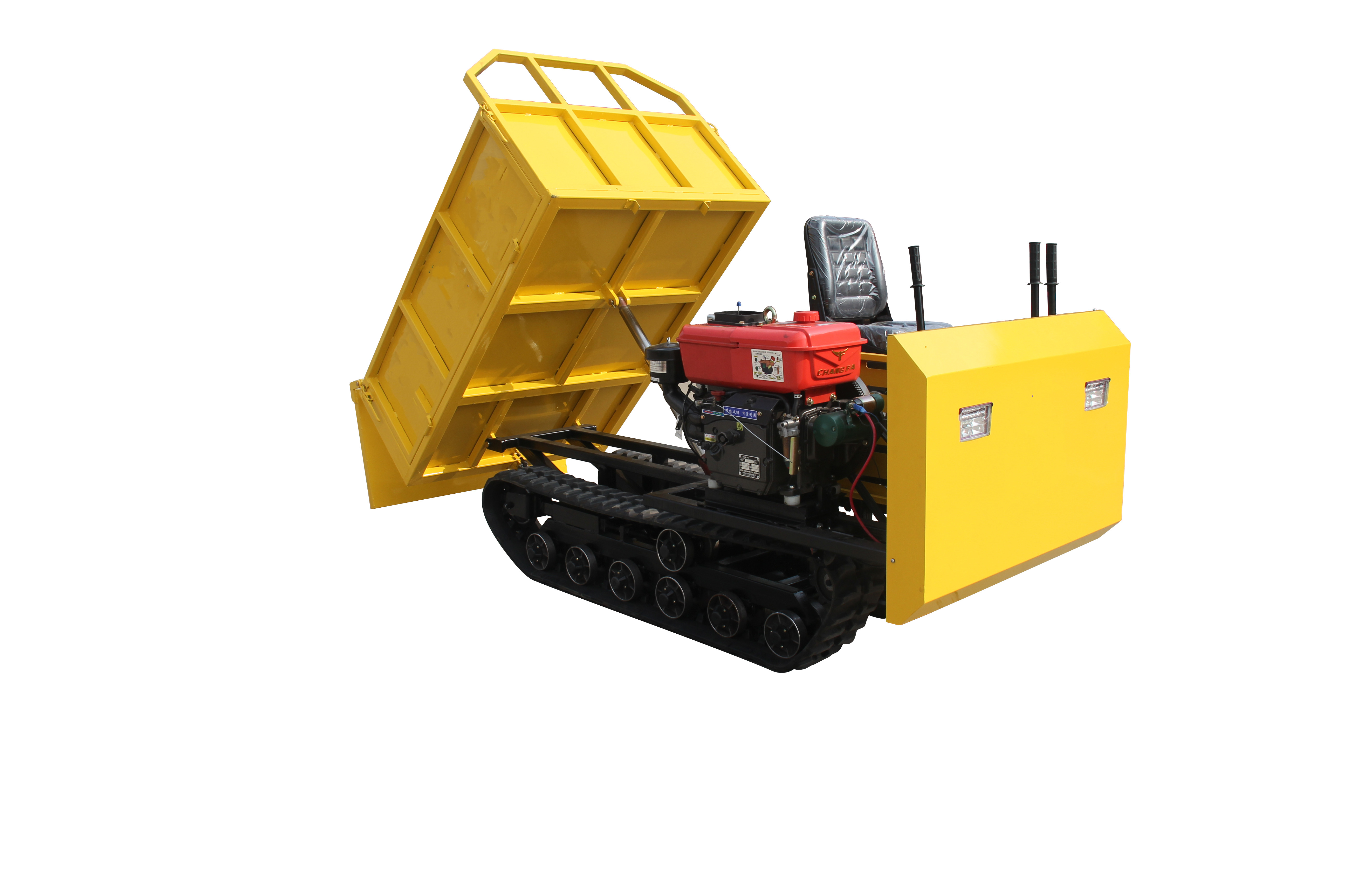 5吨座驾小型运输车 手推履带运输车 山地水田爬坡履带车 全地形履带