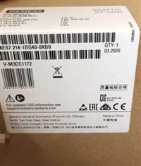 西门子 6ES7 214-1BG40-0XB0   S7-1200 /CPU 1214C  紧凑型 CPU