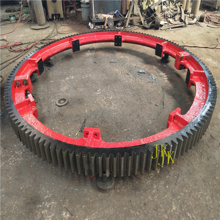 中小型烘干机大齿轮粉煤灰烘干机托轮生产厂家