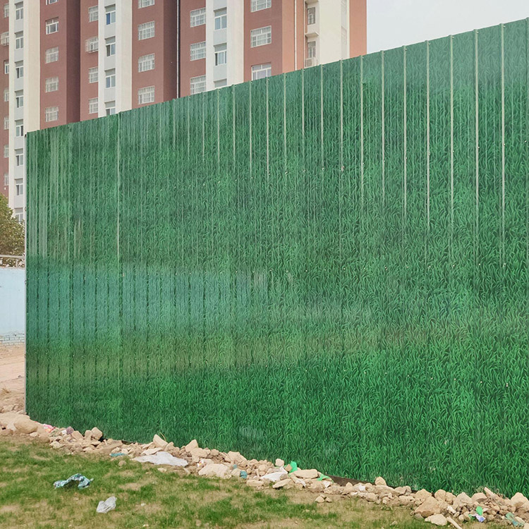 带小草图案彩钢板出售小草围挡彩钢板小草彩钢板定制送货上门