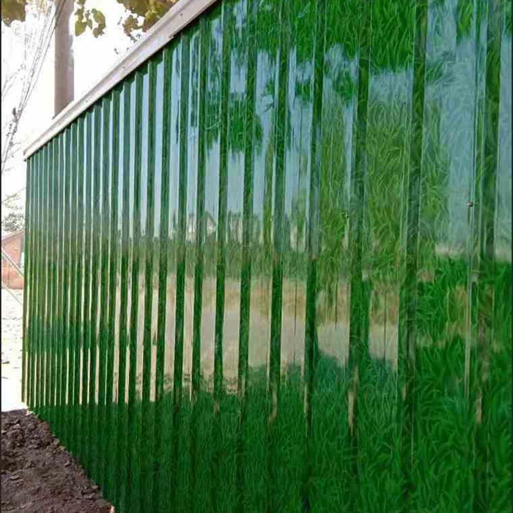 彩钢板小草图案小草彩钢板影背墙小草图案彩钢板围墙图片大量出售