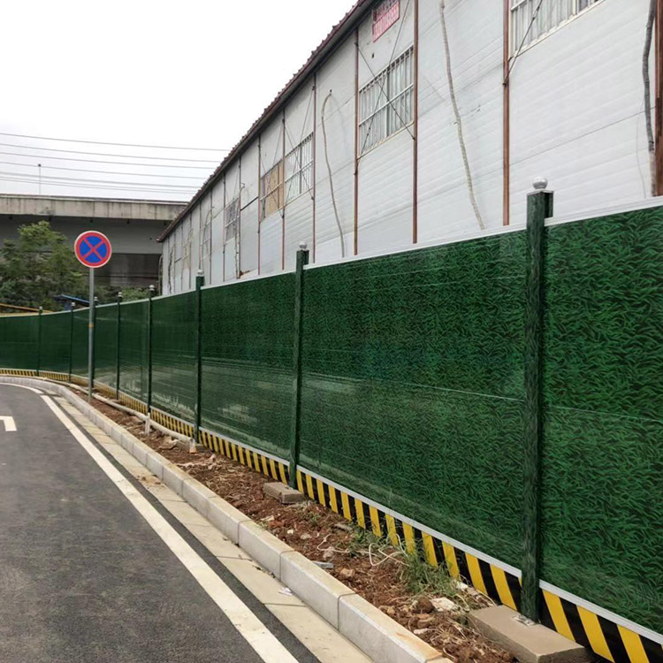 小草印花岩棉彩钢板小草绿彩钢板小草图案彩钢板围墙图片批发零售