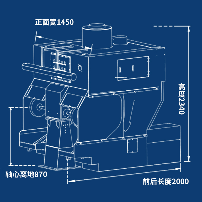 湿式砂带机环保抛光打磨除尘一体机
