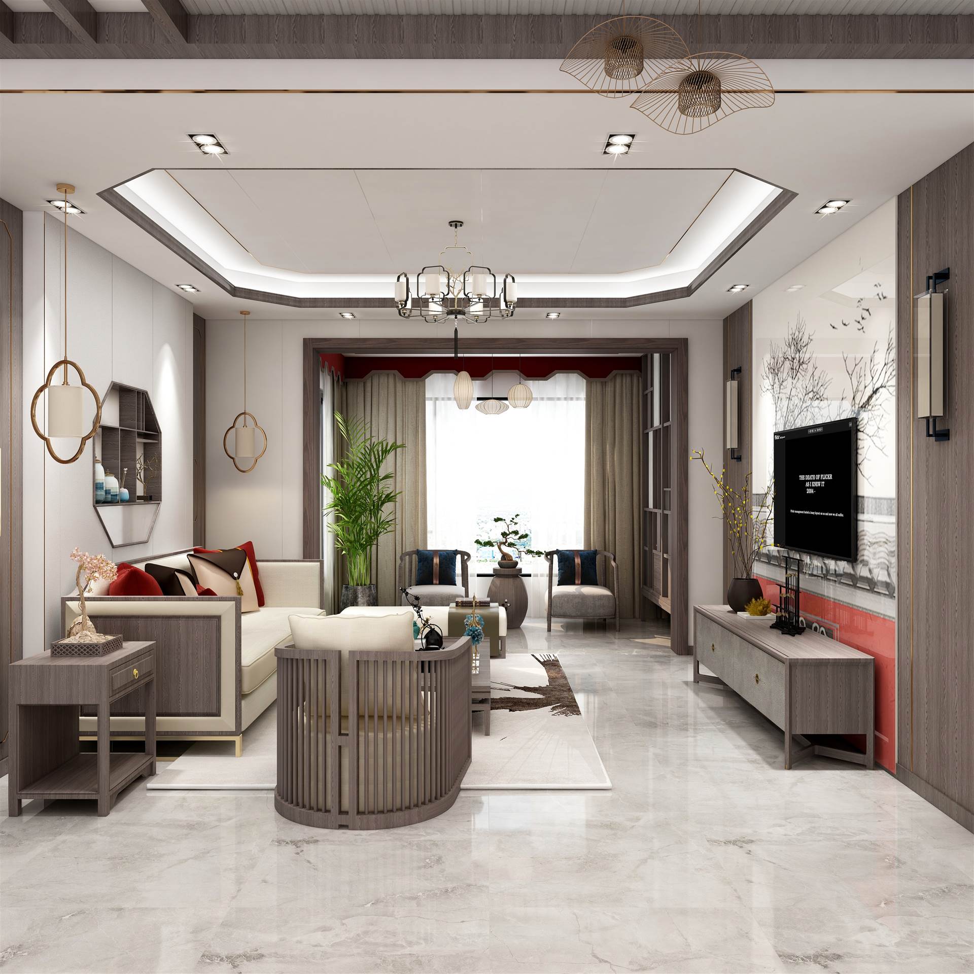 商品房装修用竹木纤维集成墙板环保美观免费设计