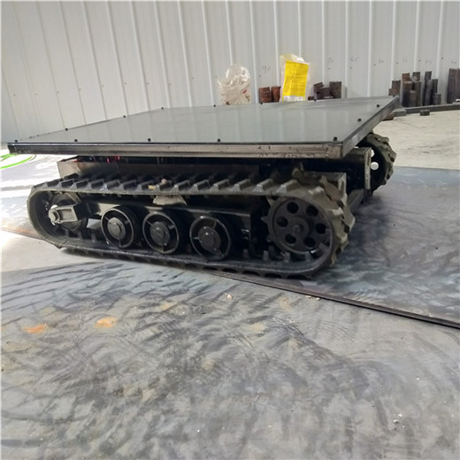 微型履带底盘收割履带底盘橡胶履带底盘定制