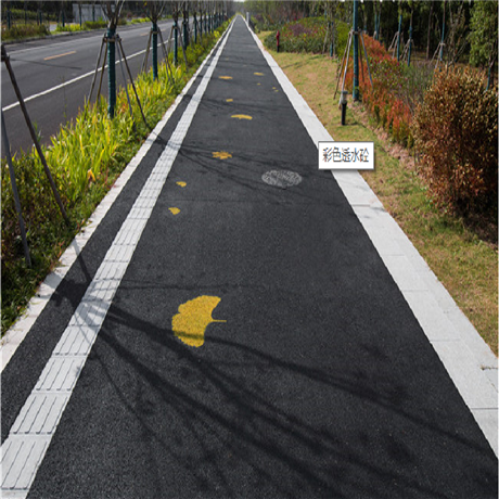 四川資陽市透水混凝土  透水地坪 壓模地坪材料
