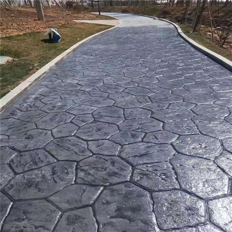 云南普洱市压印混凝土 透水混凝土材料  彩色透水混凝土